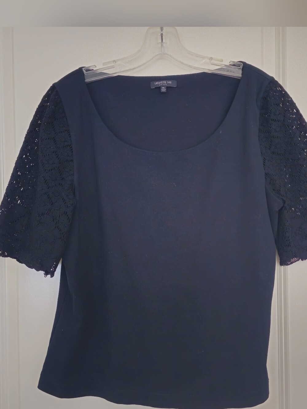 EUC Lafayette 148 New York Black Top - Size XL